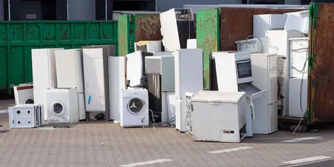 Appliances and bulky items ready for pickup