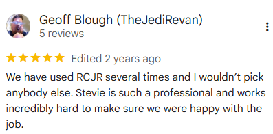 Rocket City Junk Removal customer review 1