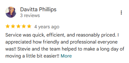 Rocket City Junk Removal customer review 11